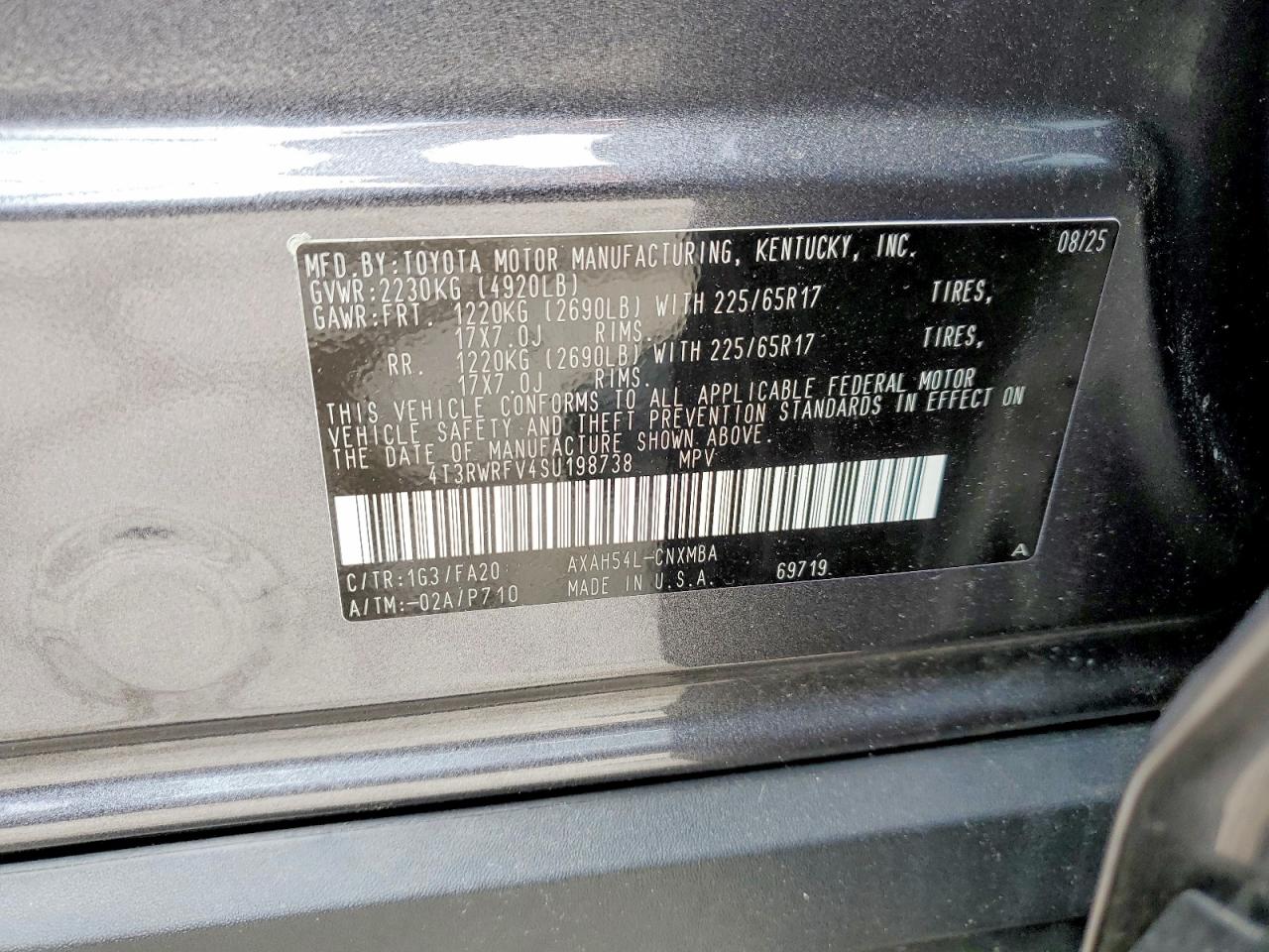 2025 TOYOTA RAV4