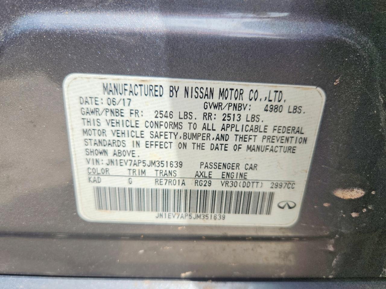 2018 INFINITI Q50