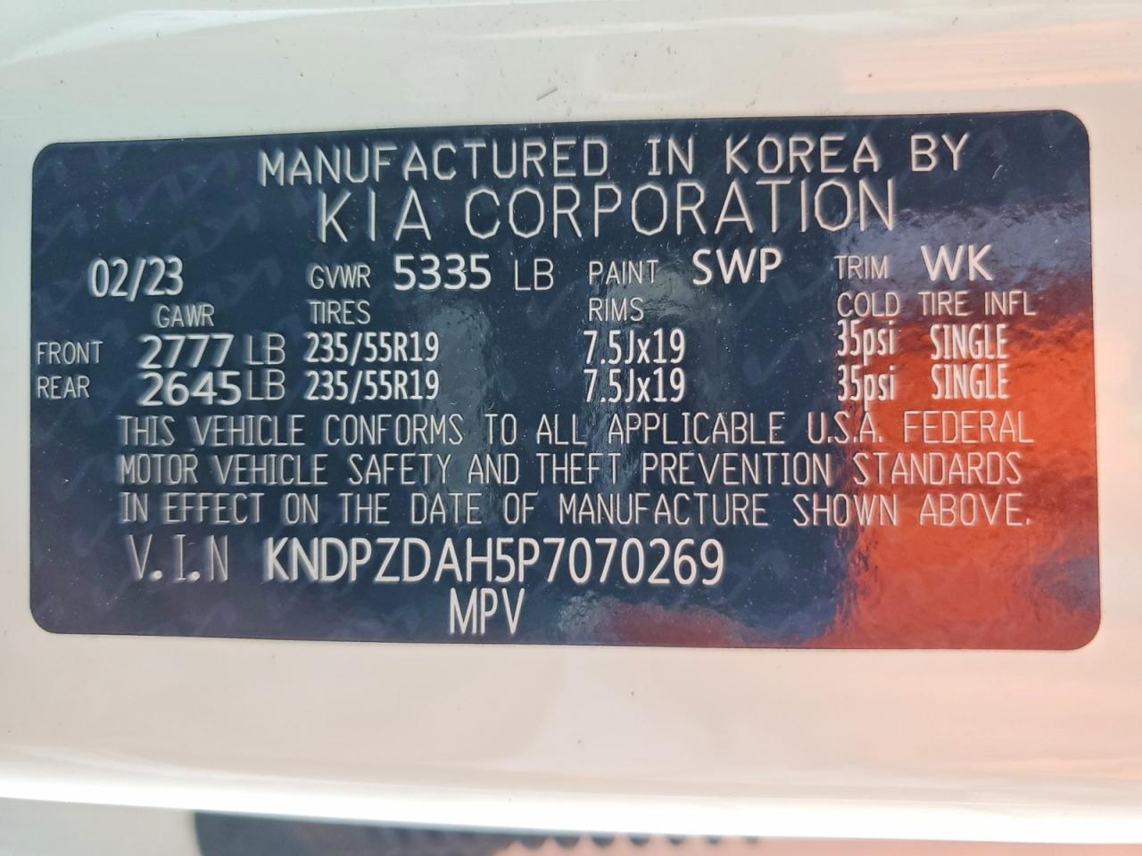 2023 KIA SPORTAGE
