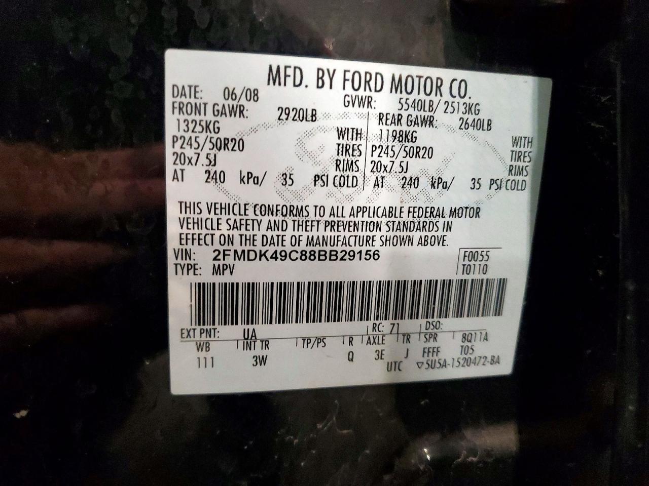 2008 FORD EDGE