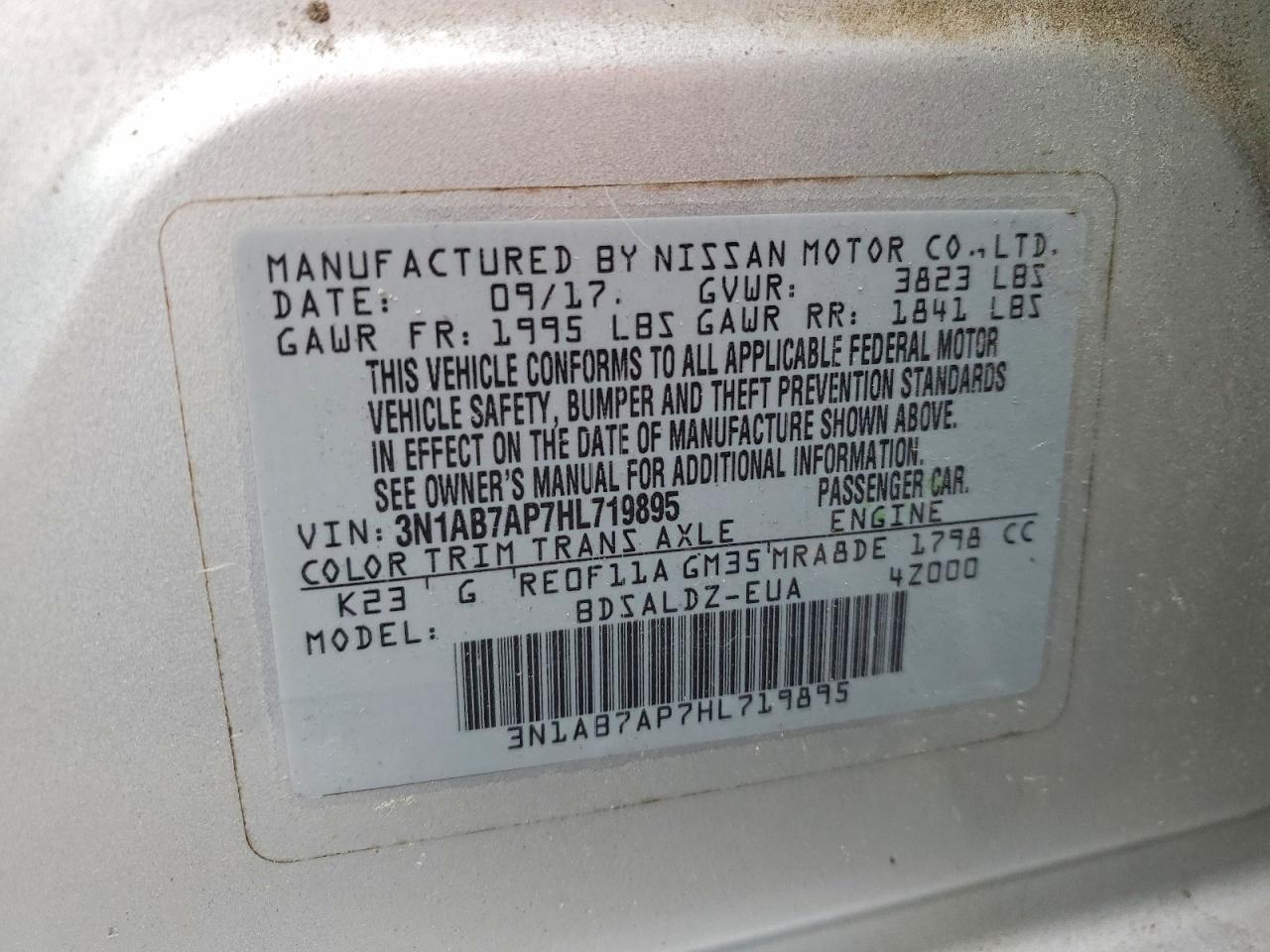 2017 NISSAN SENTRA