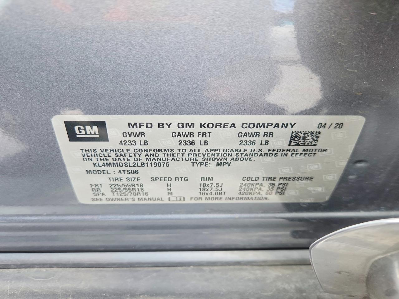 2020 BUICK ENCORE