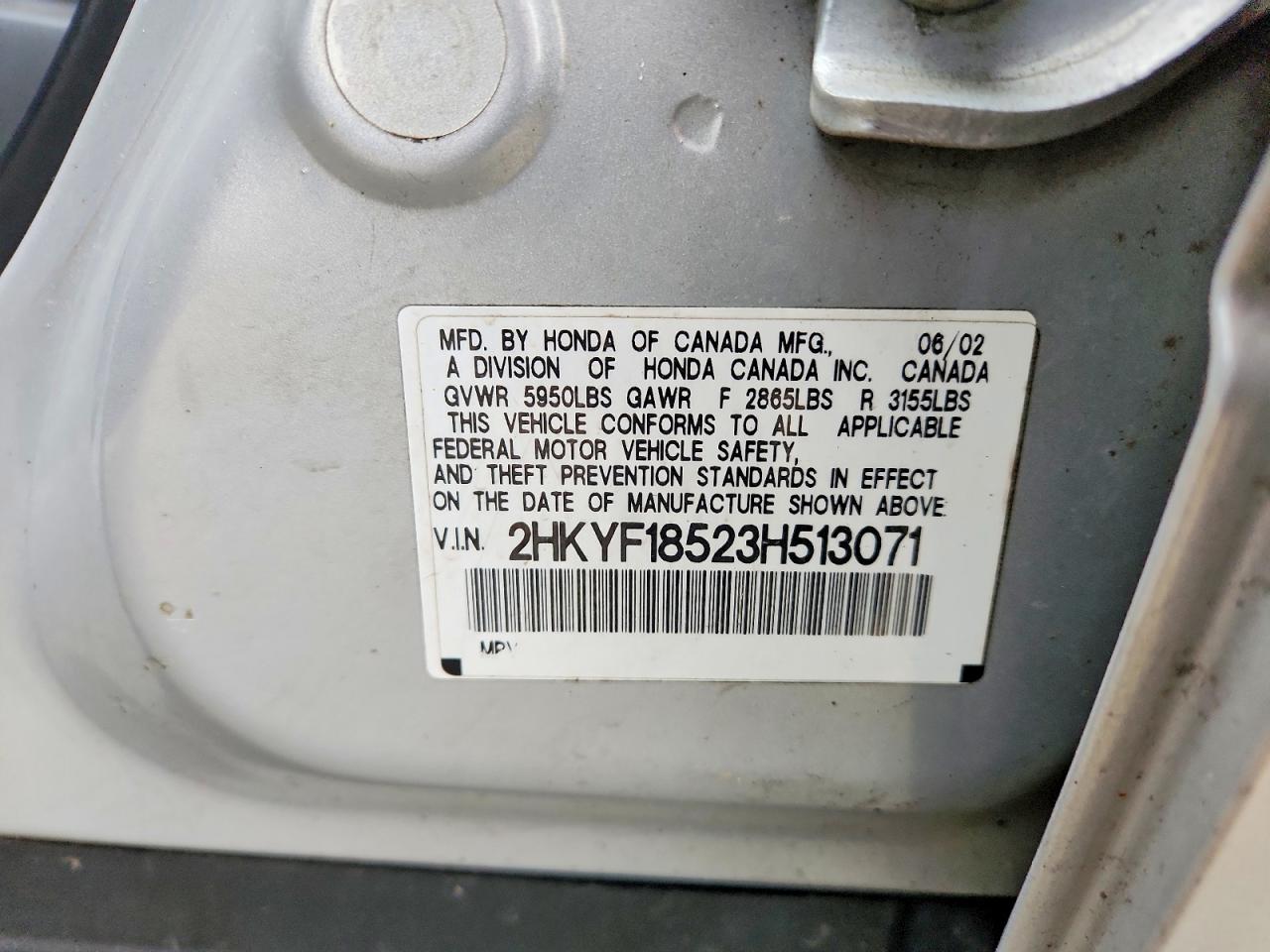 2003 HONDA PILOT