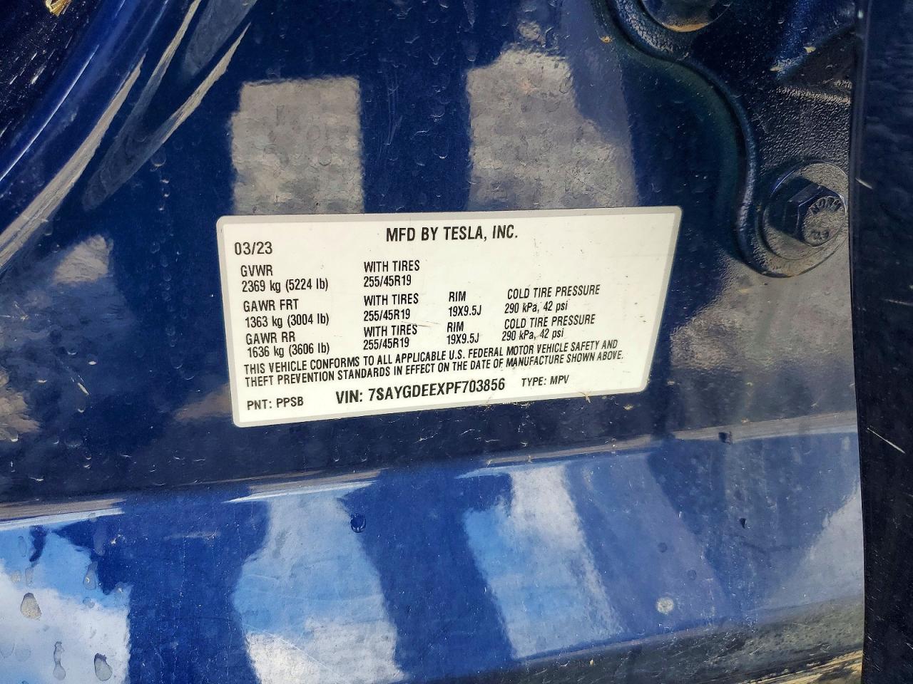 2023 TESLA MODEL Y