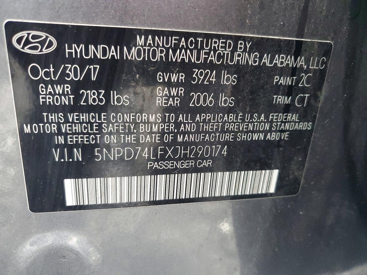 2018 HYUNDAI ELANTRA