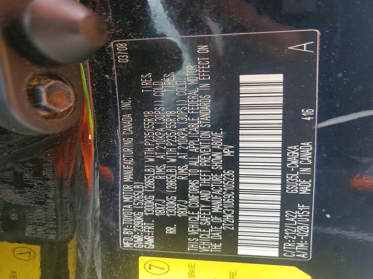 2009 LEXUS RX350