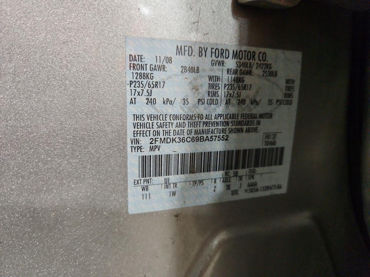 2009 FORD EDGE