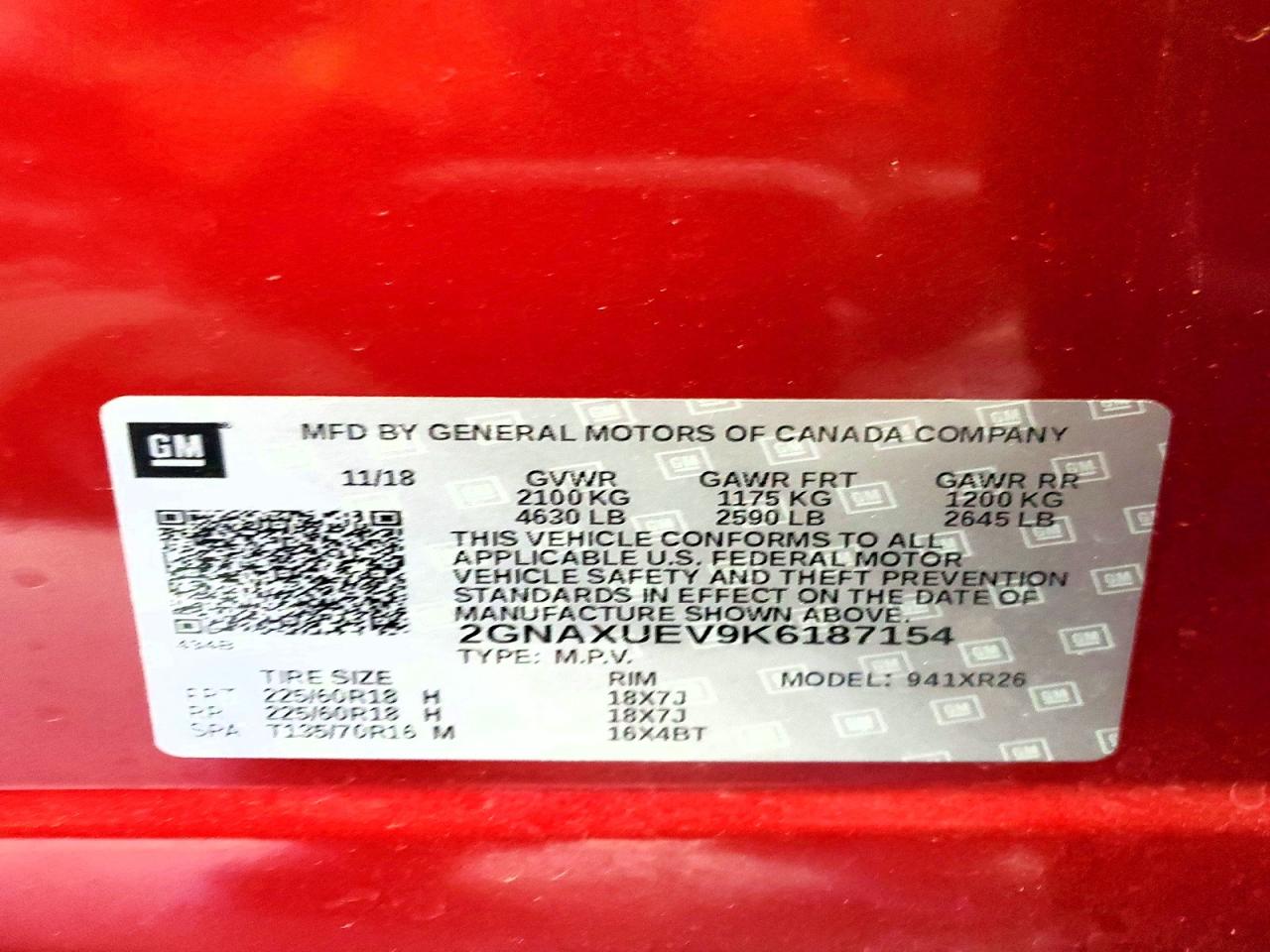 2019 CHEVROLET EQUINOX