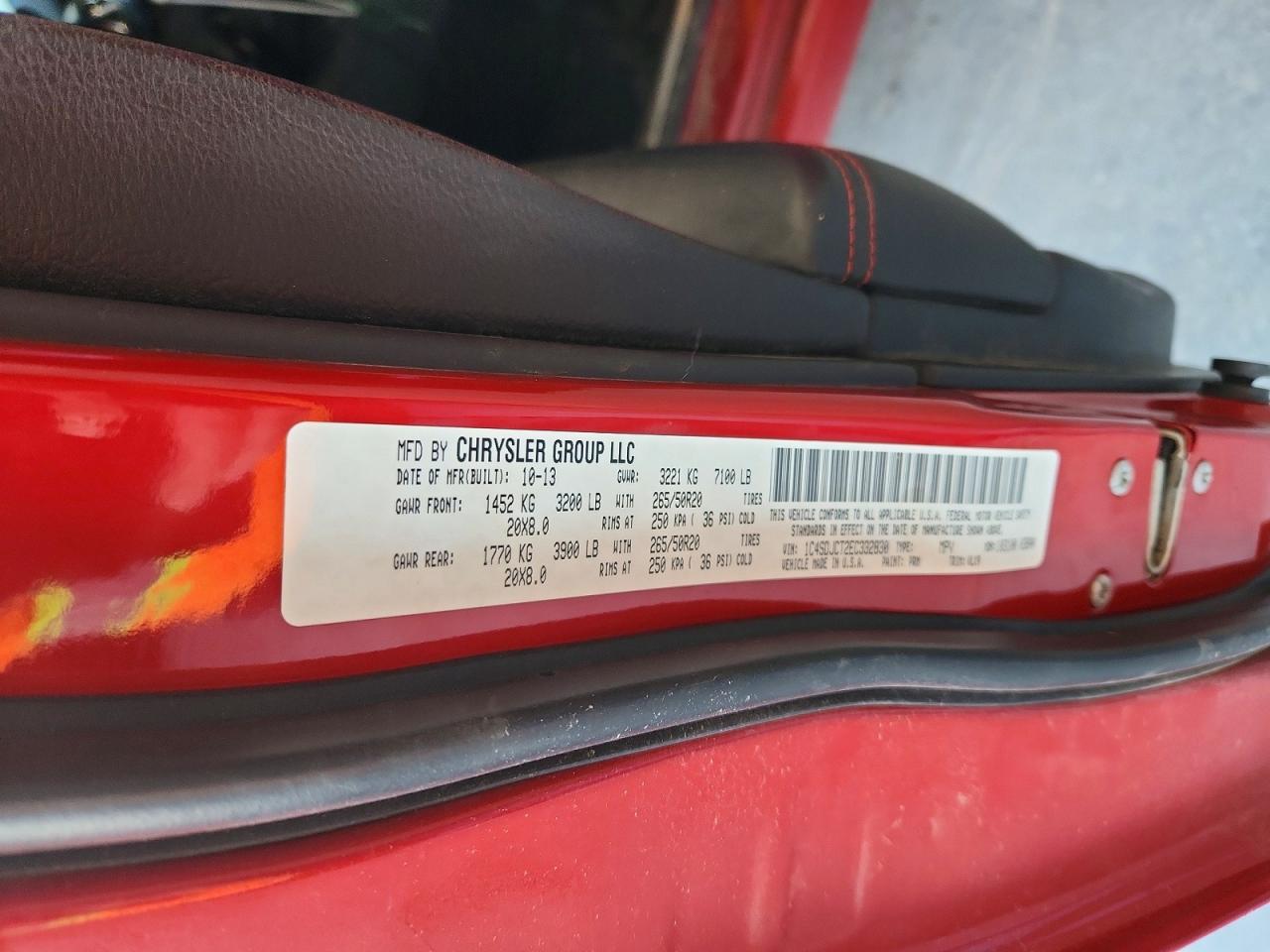 2014 DODGE DURANGO