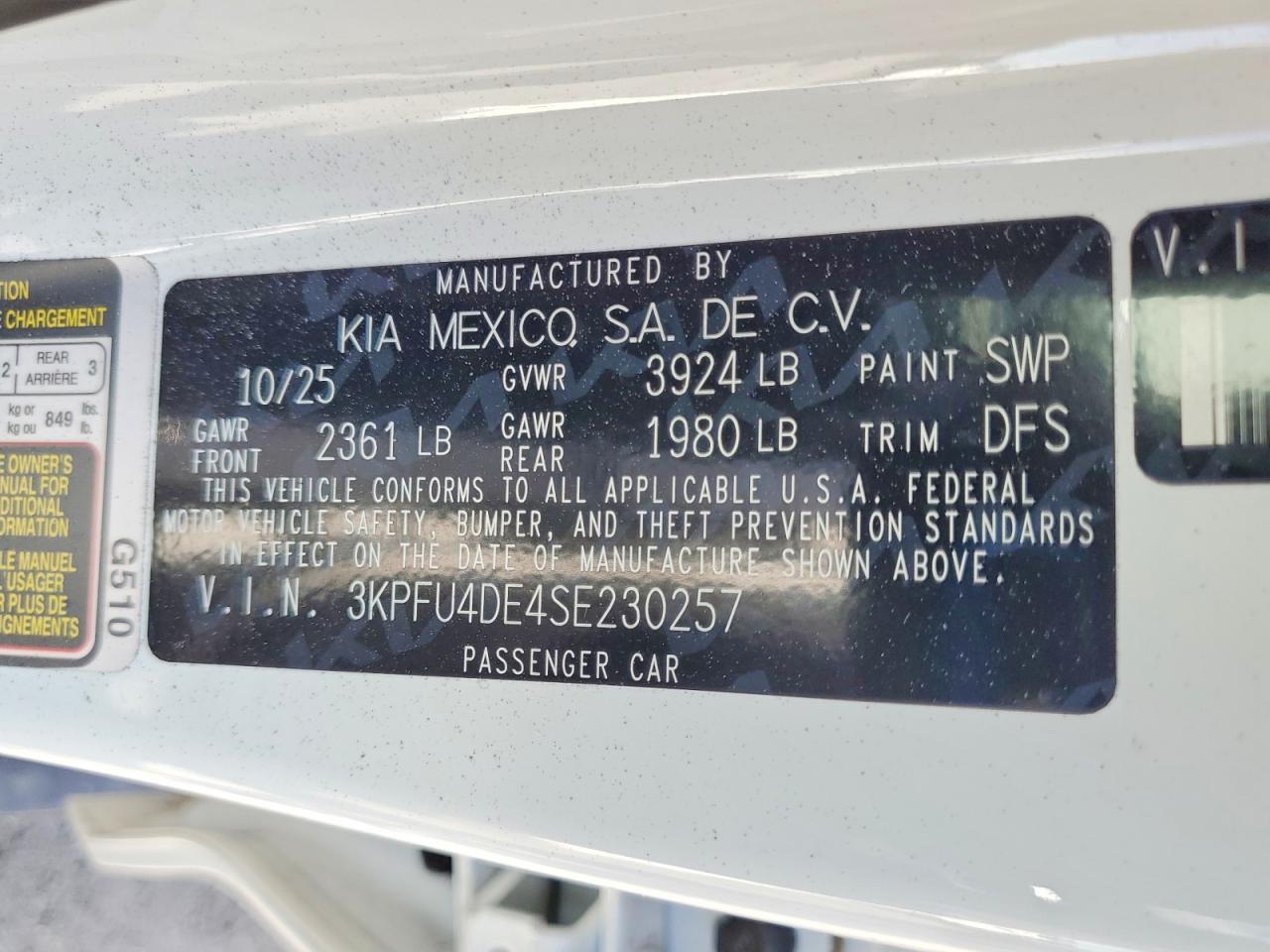 2025 KIA ALL OTHER