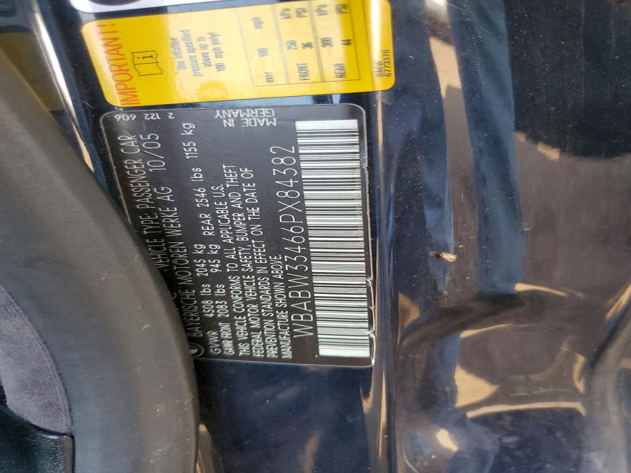 2006 BMW 3 SERIES