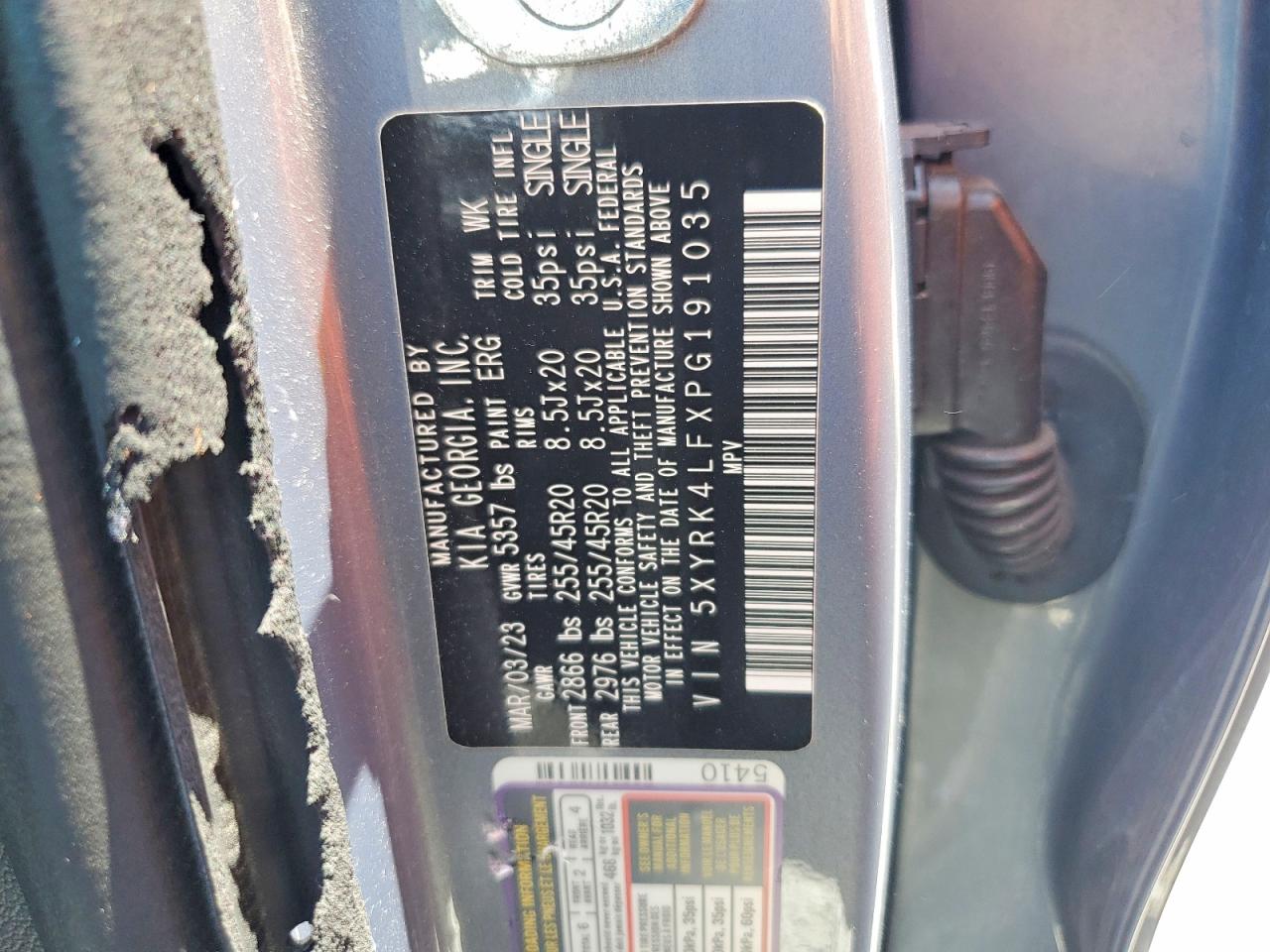 2023 KIA SORENTO