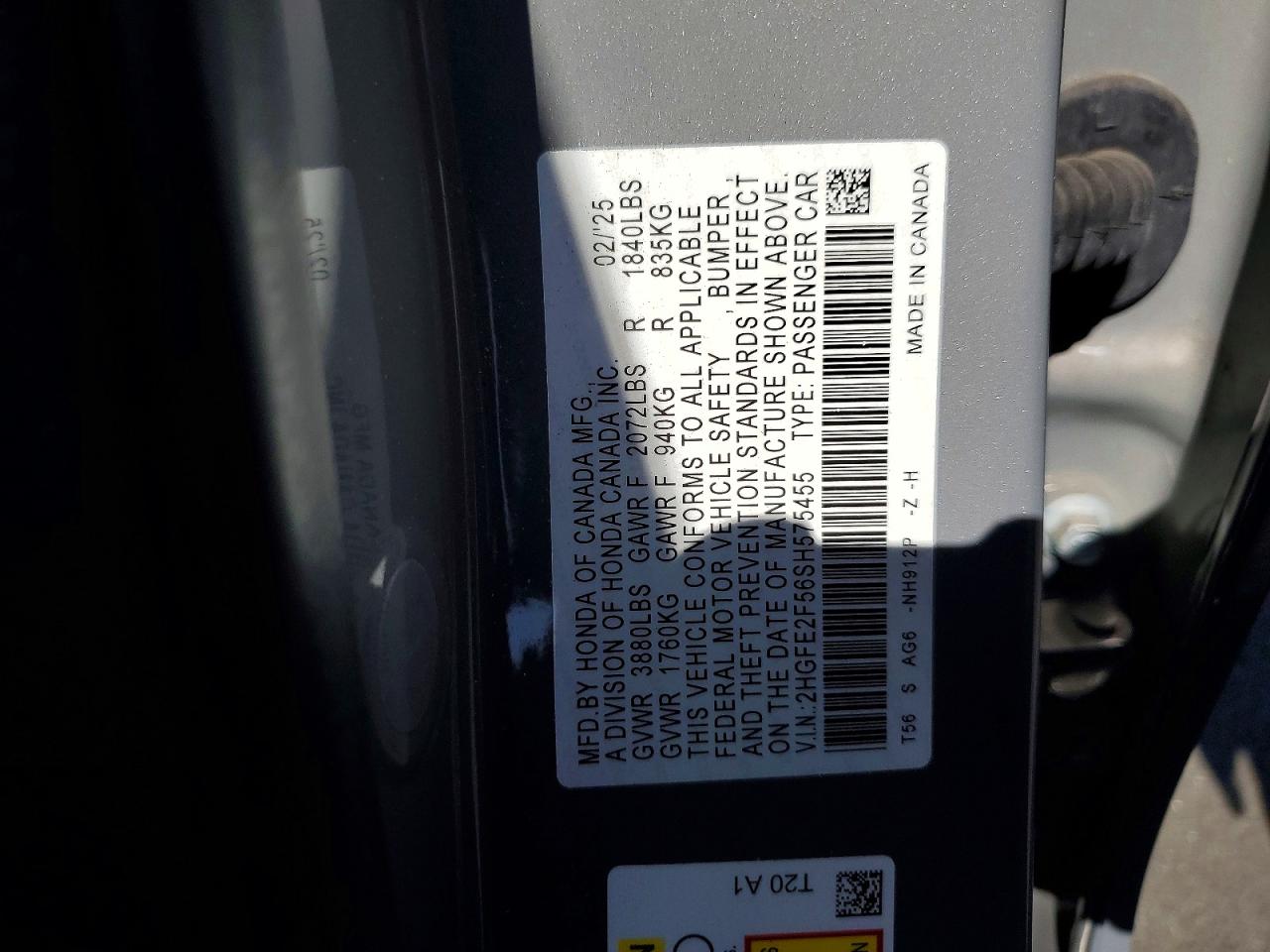 2025 HONDA CIVIC