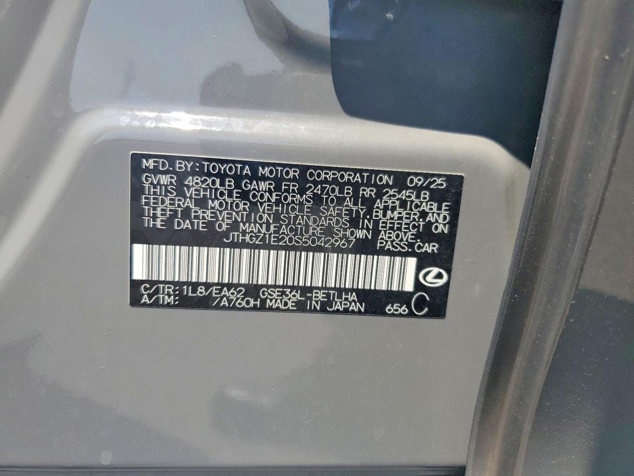 2025 LEXUS IS