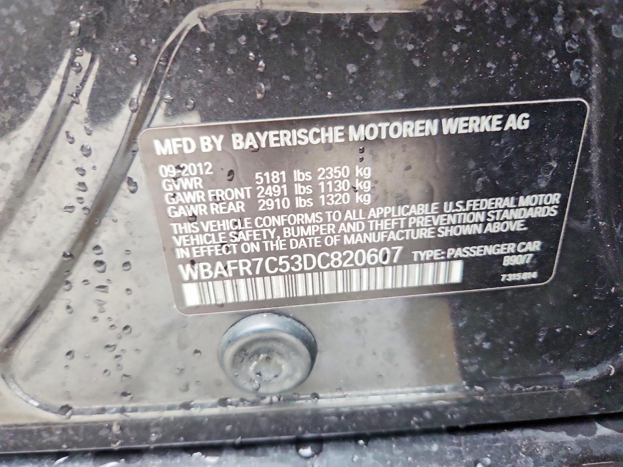 2013 BMW 5 SERIES