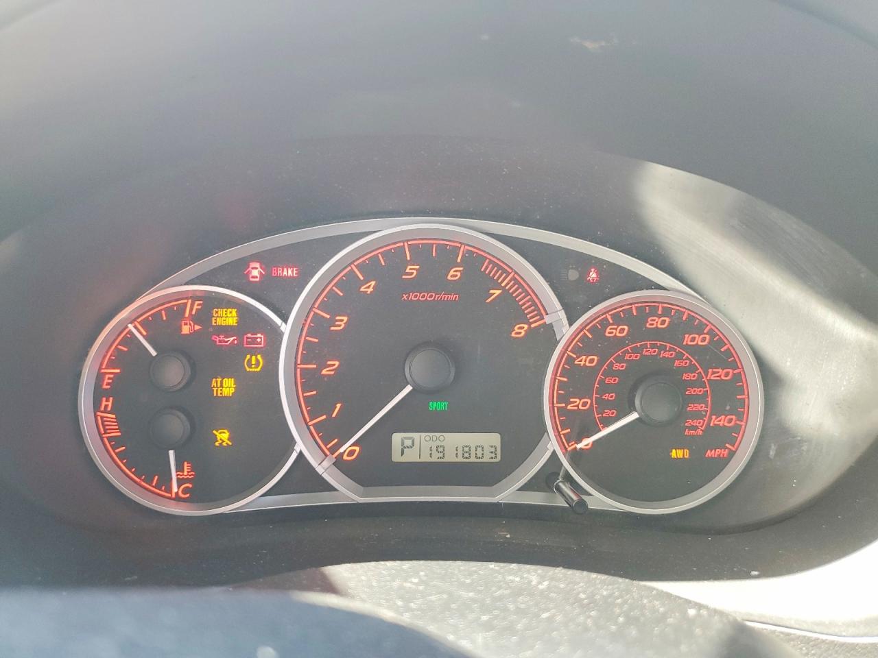 2009 SUBARU IMPREZA