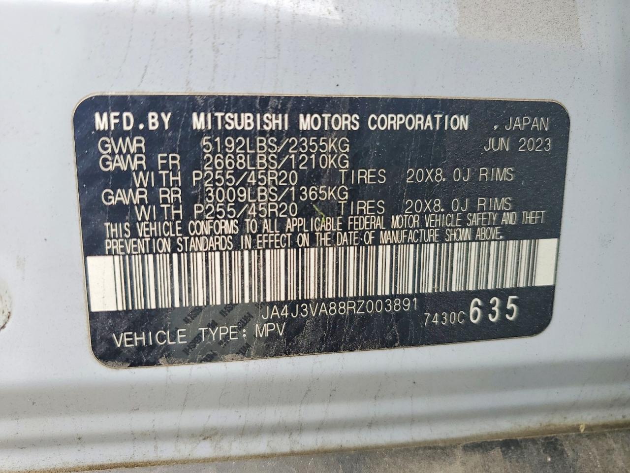 2024 MITSUBISHI OUTLANDER