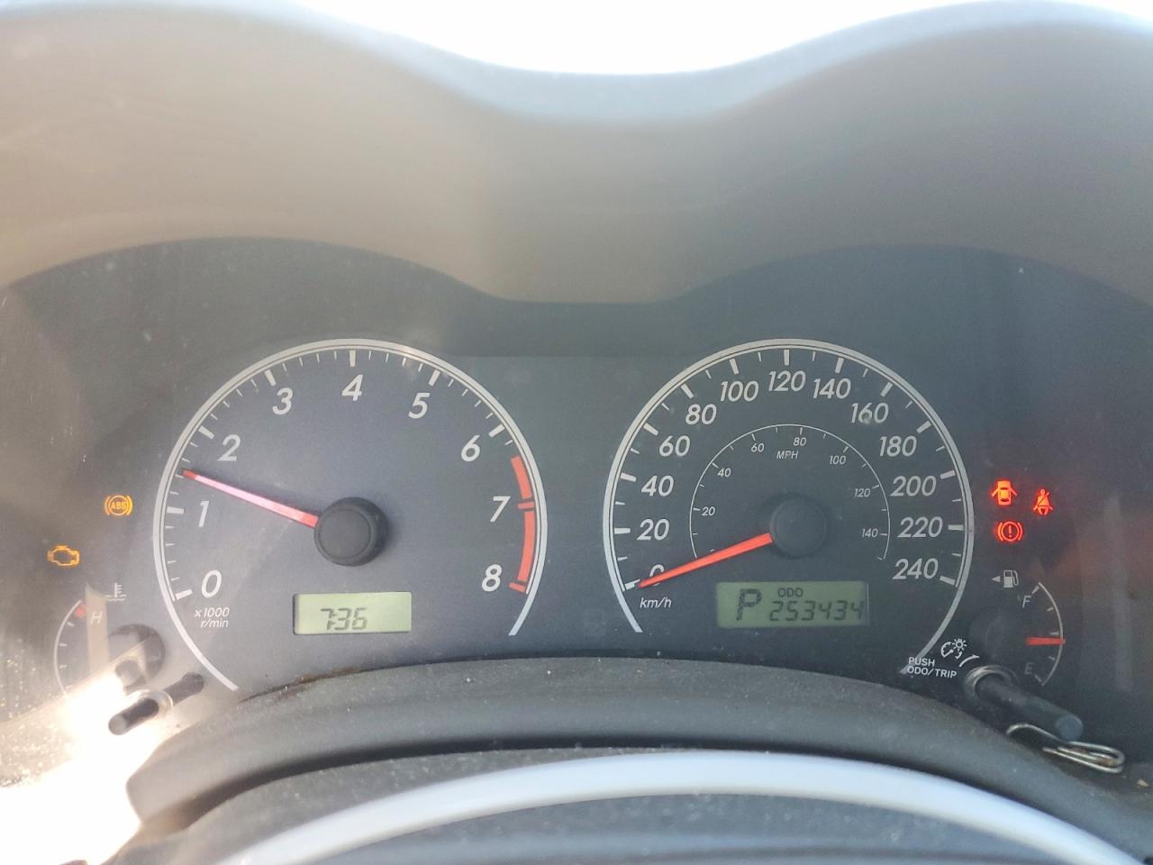 2009 TOYOTA COROLLA