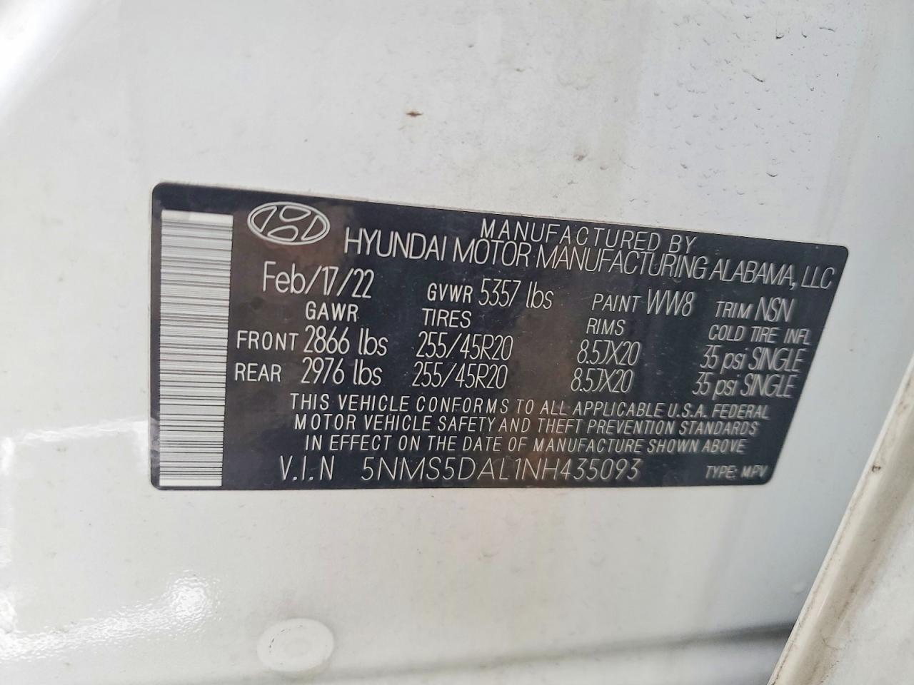 2022 HYUNDAI SANTA FE