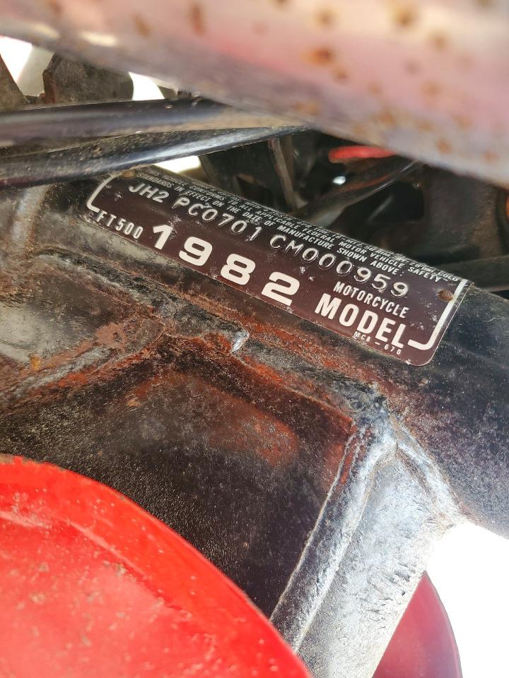 1982 HONDA FT500