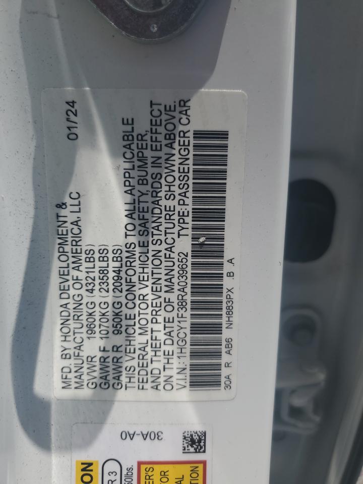 2024 HONDA ACCORD