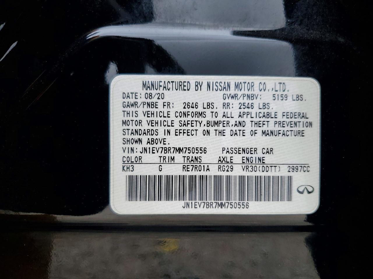 2021 INFINITI Q50