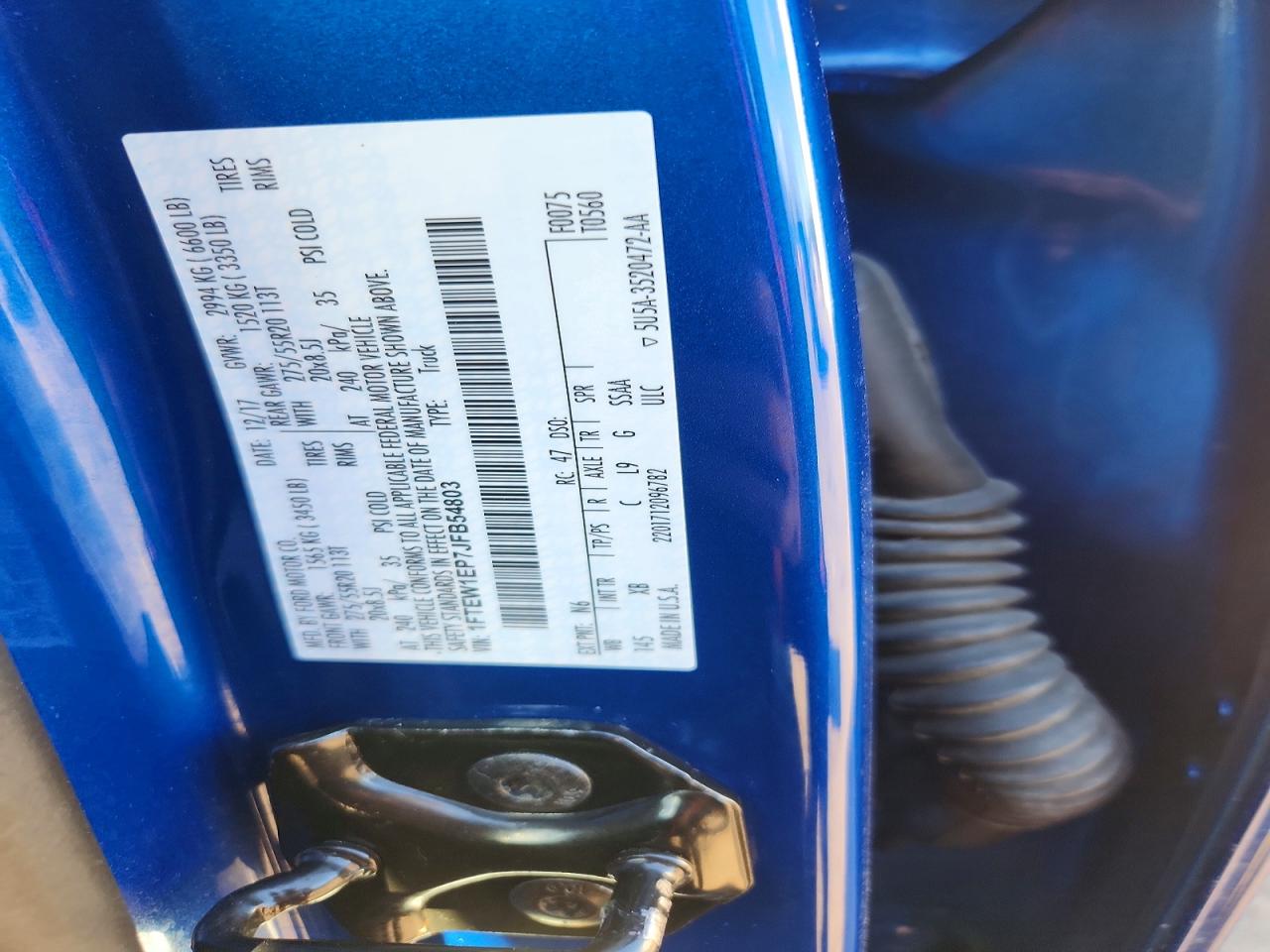 2018 FORD F150