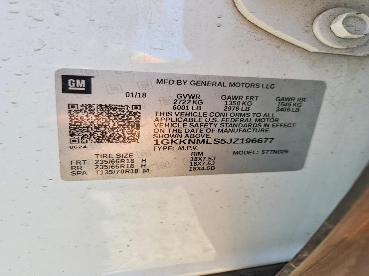 2018 GMC ACADIA