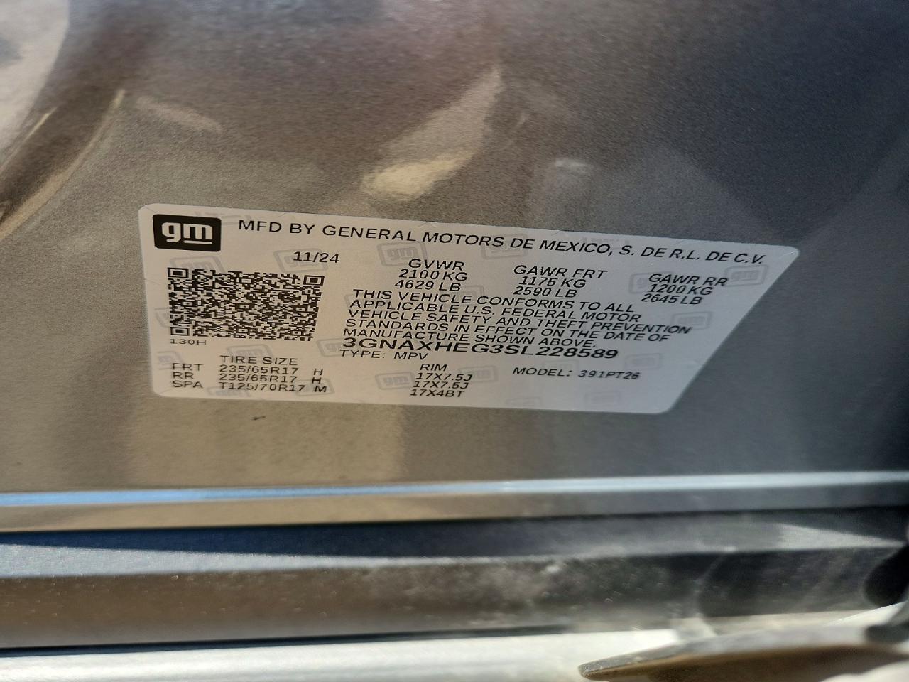 2025 CHEVROLET EQUINOX