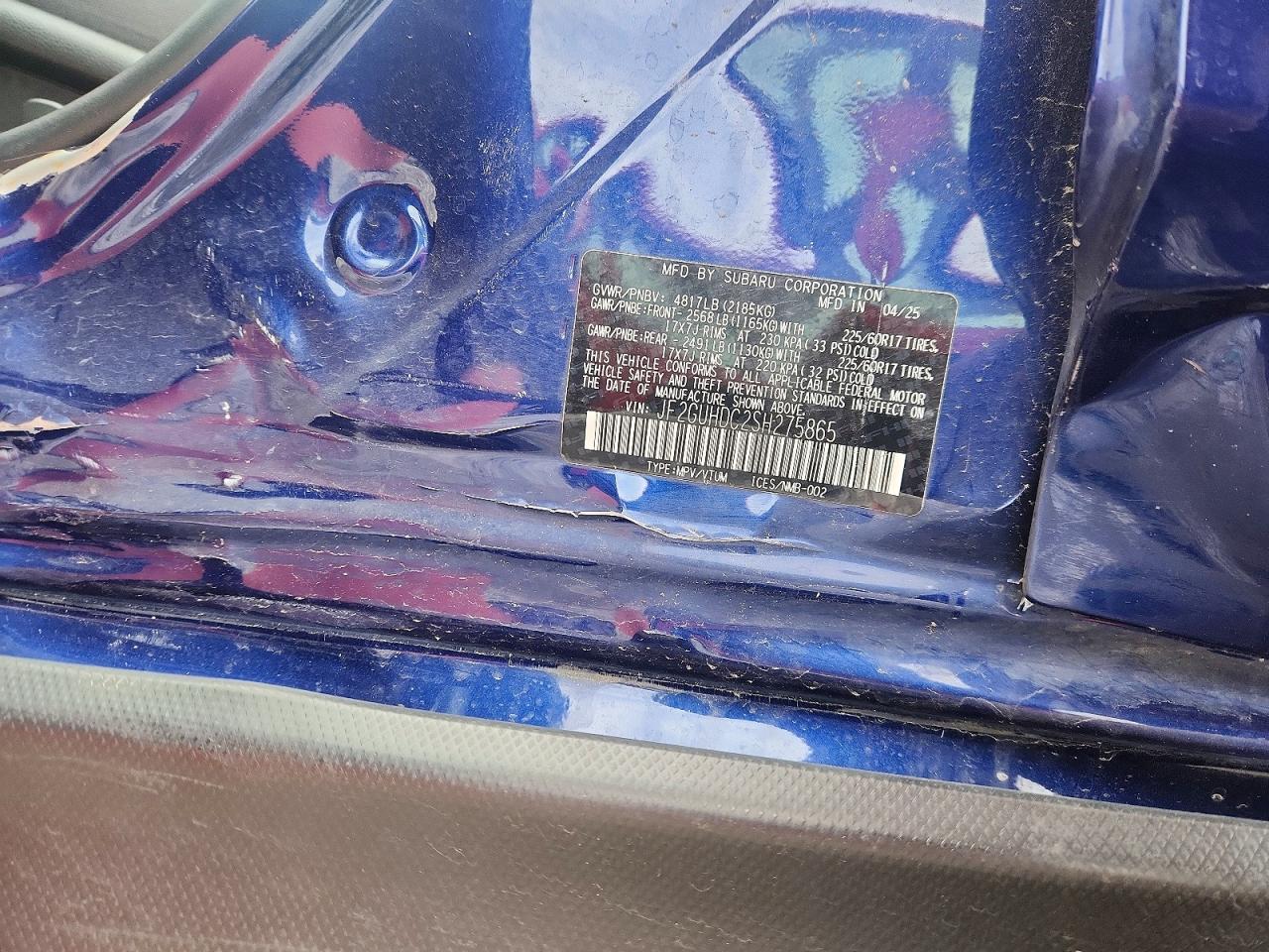 2025 SUBARU CROSSTREK