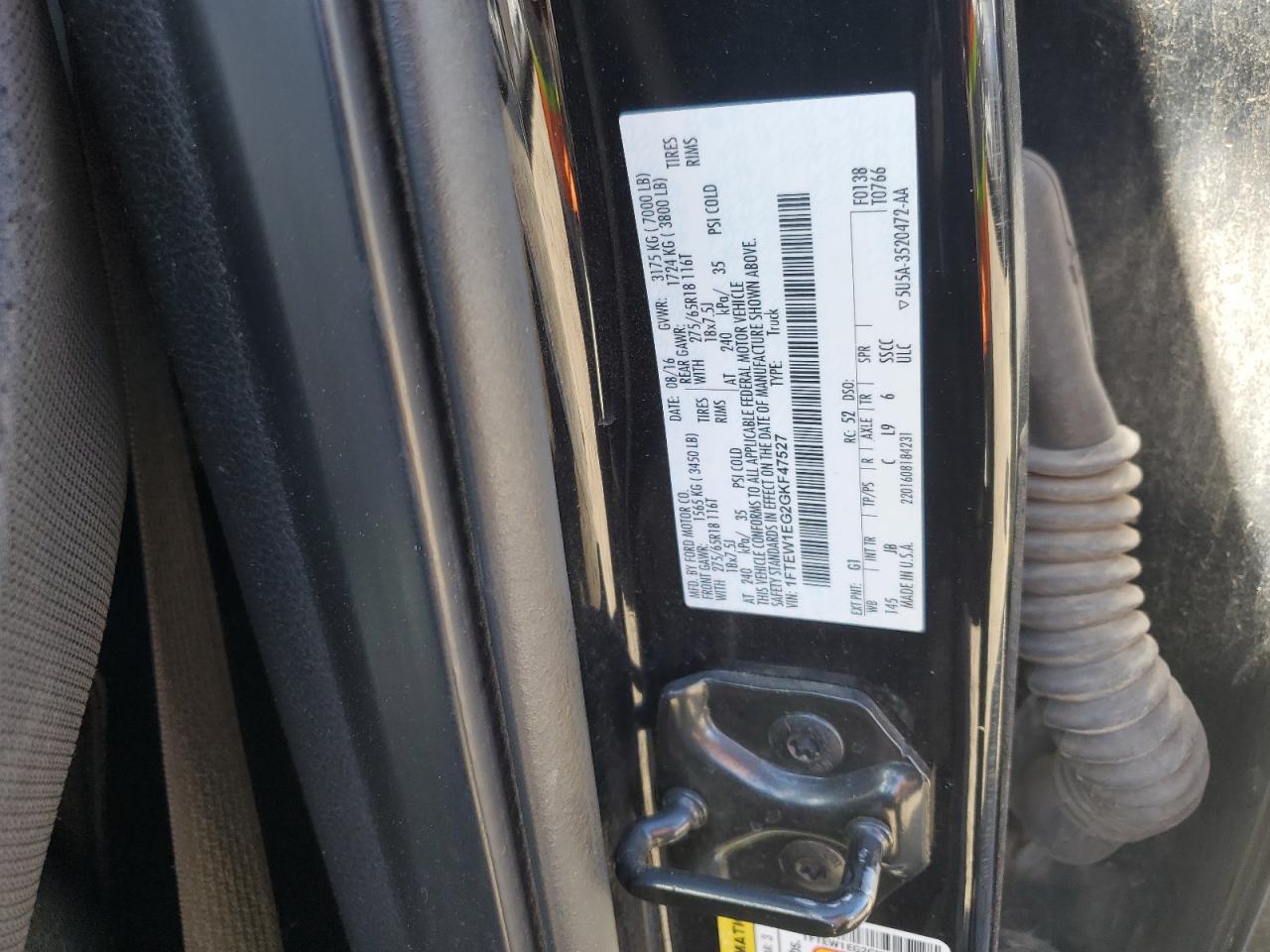2016 FORD F-150