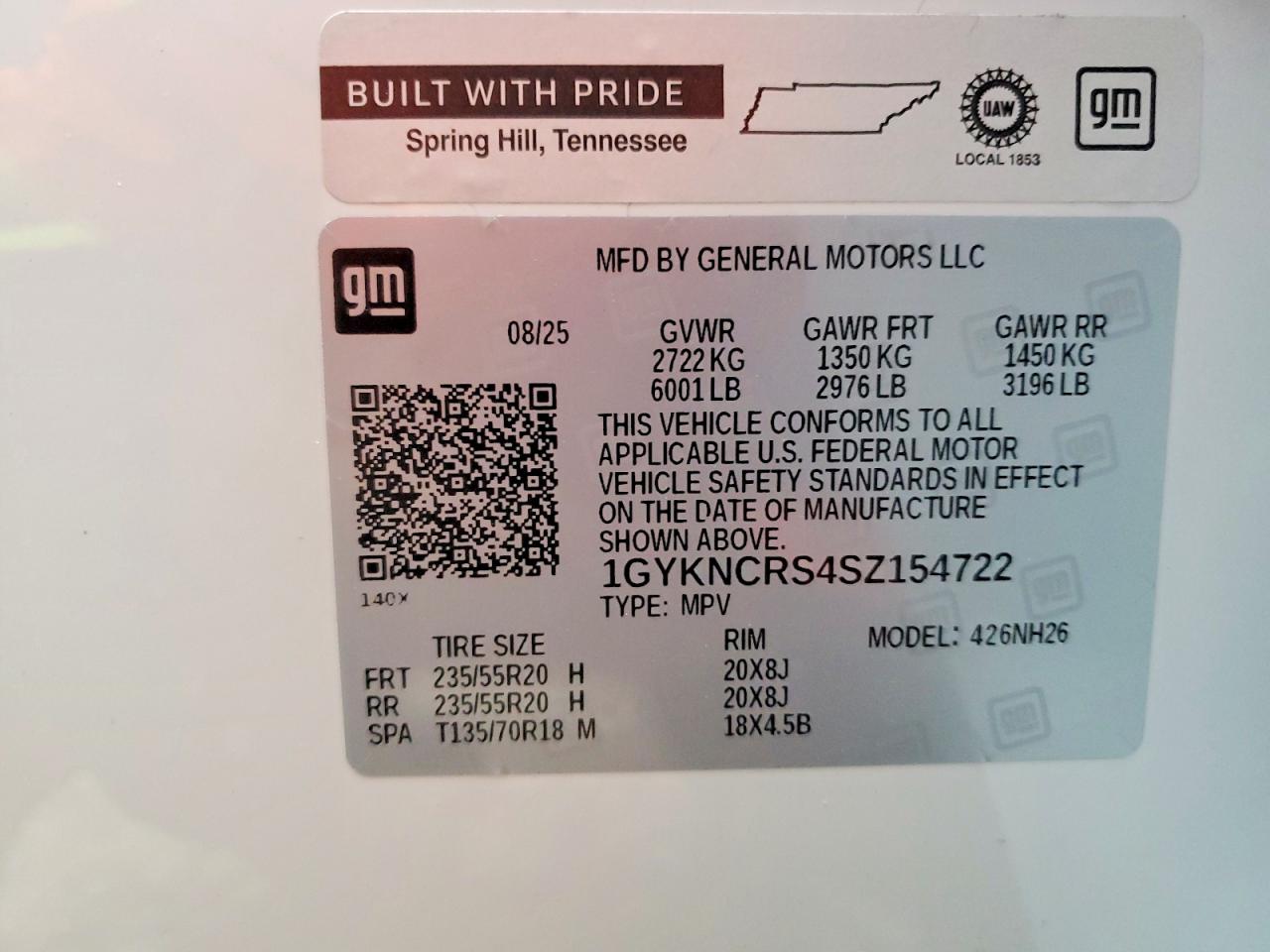 2025 CADILLAC XT5