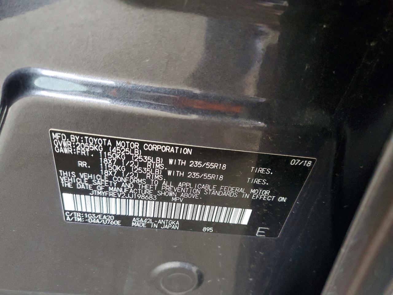2018 TOYOTA RAV4