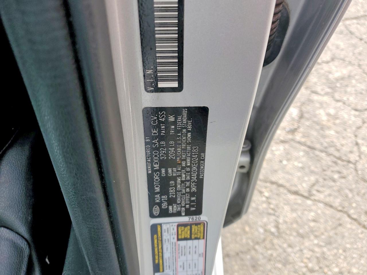2019 KIA FORTE