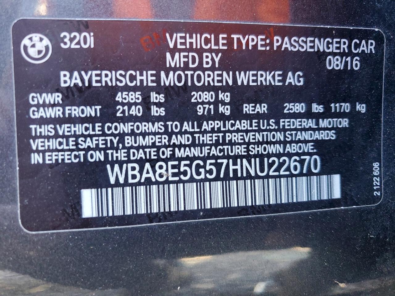 2017 BMW 3 SERIES