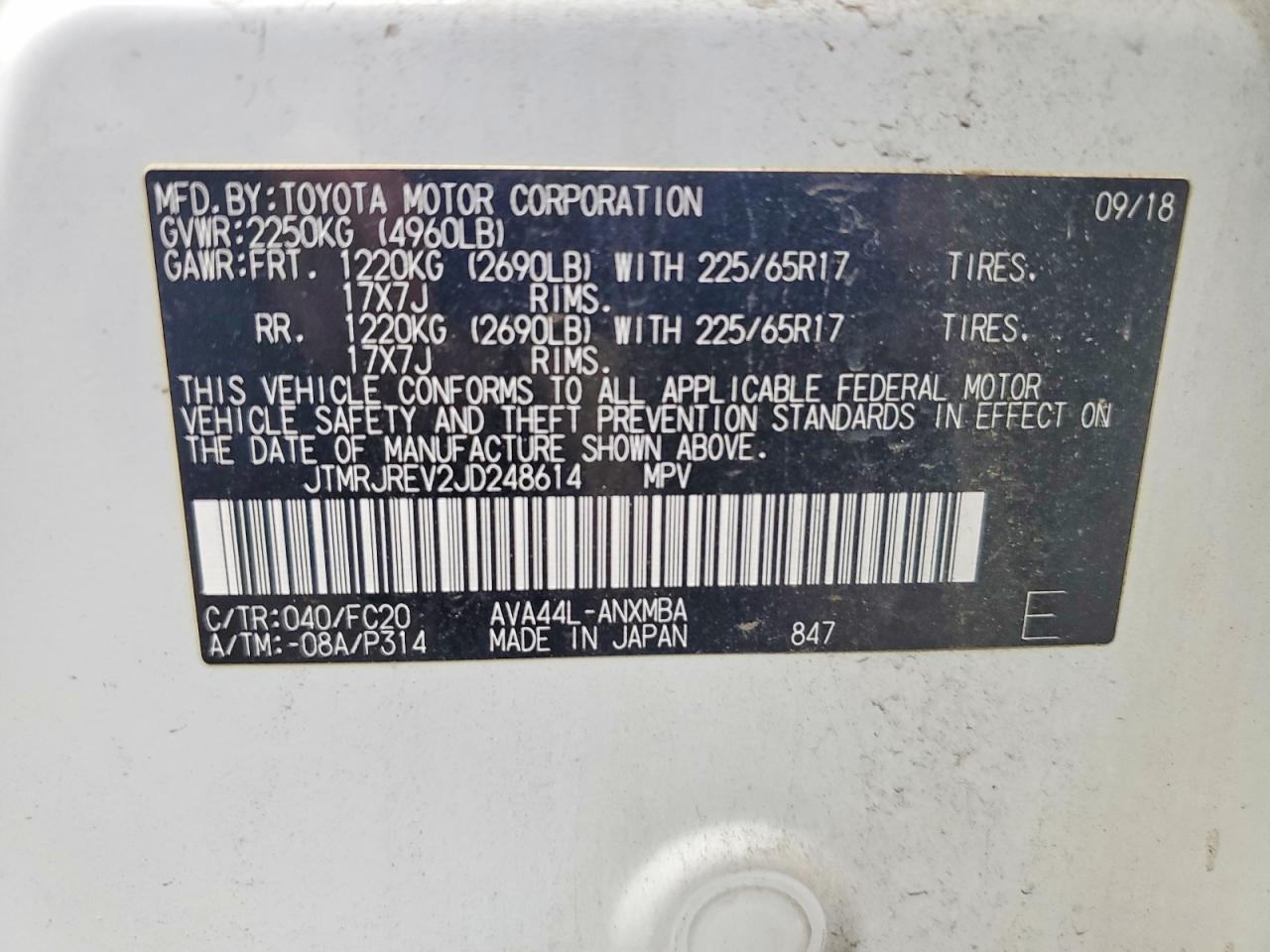 2018 TOYOTA RAV4