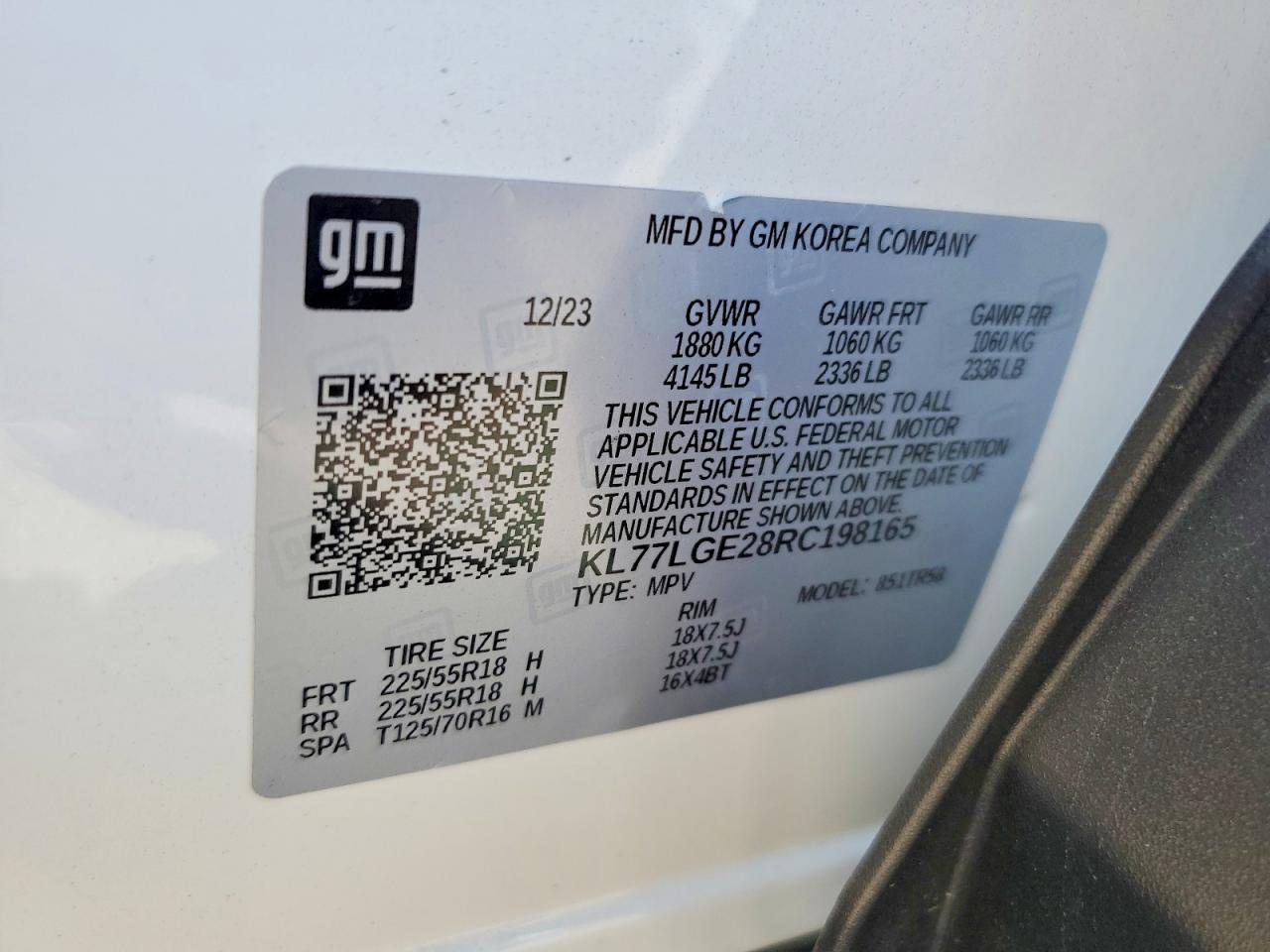 2024 CHEVROLET TRAX