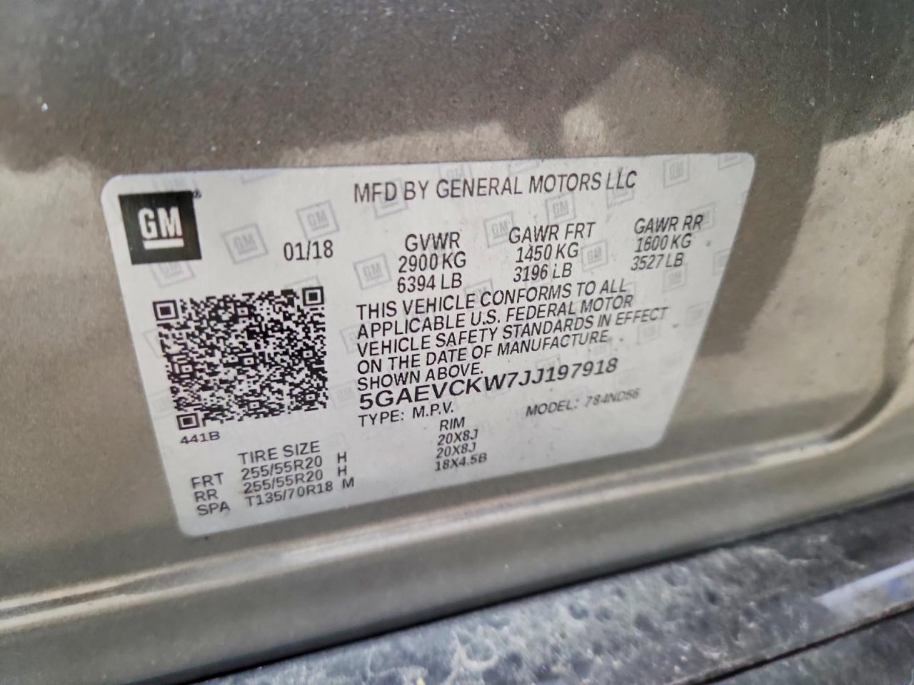 2018 BUICK ENCLAVE