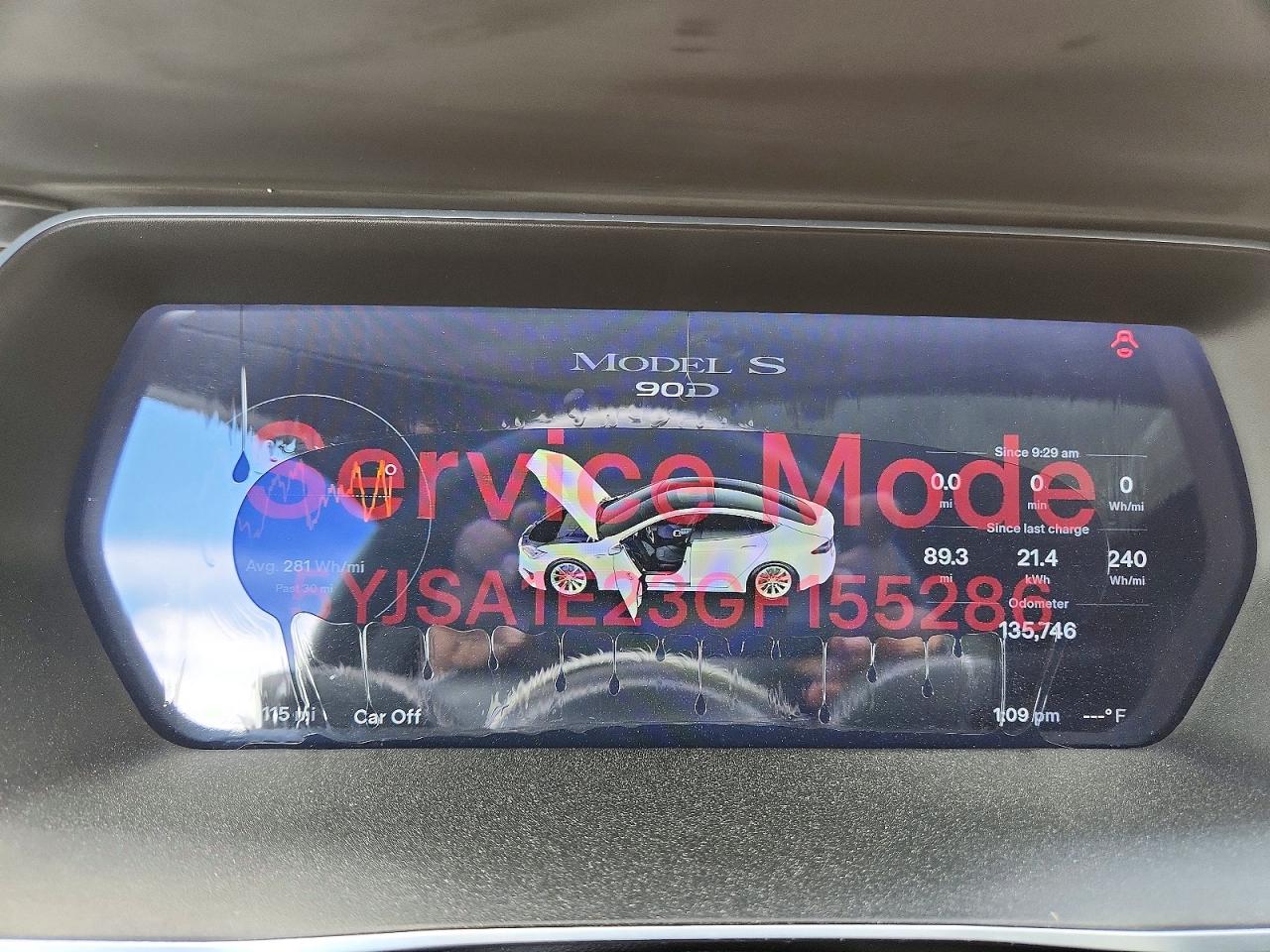 2016 TESLA MODEL S
