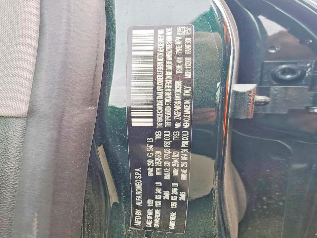 2021 ALFA ROMEO STELVIO