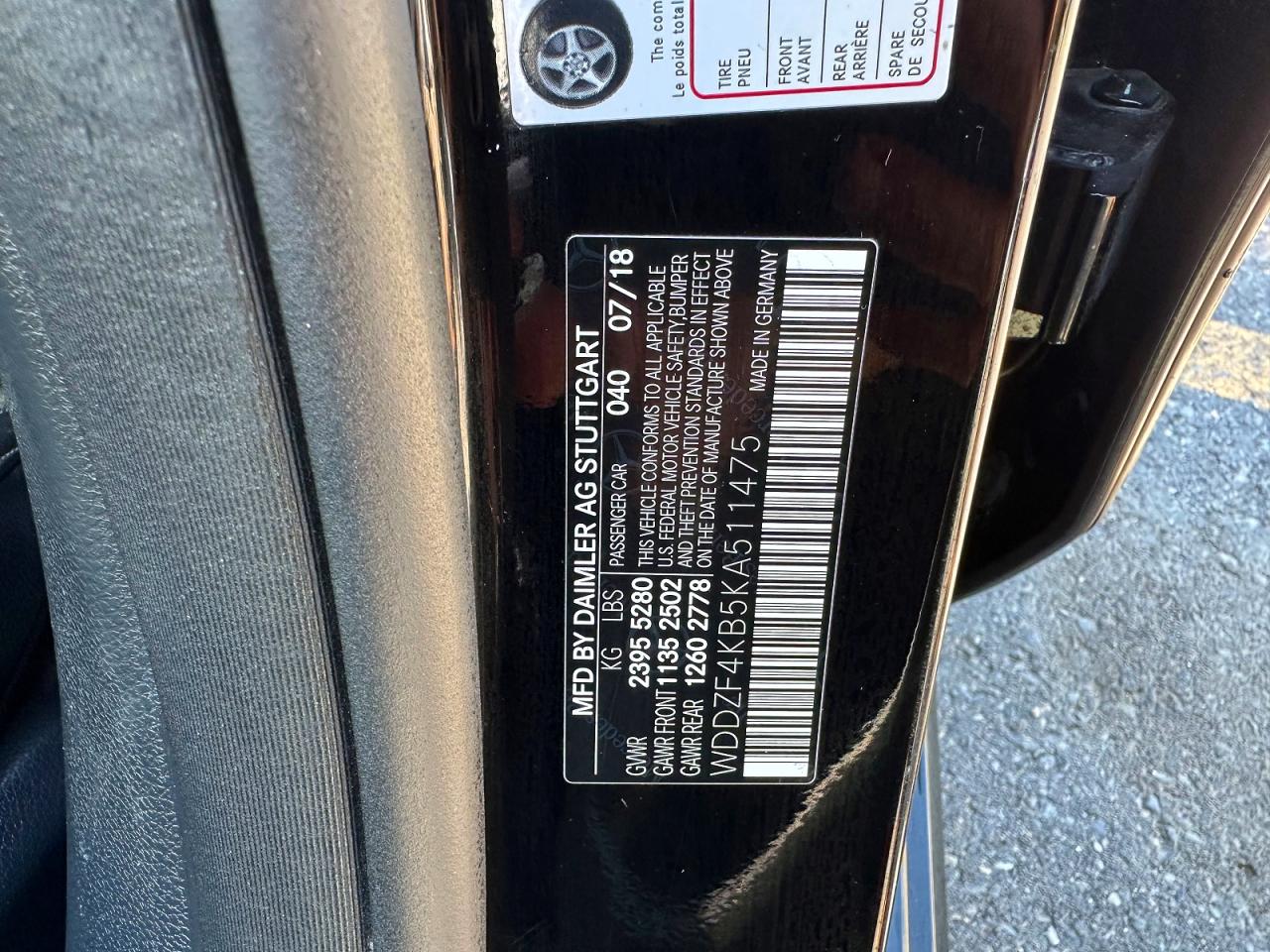 2019 MERCEDES-BENZ E-CLASS