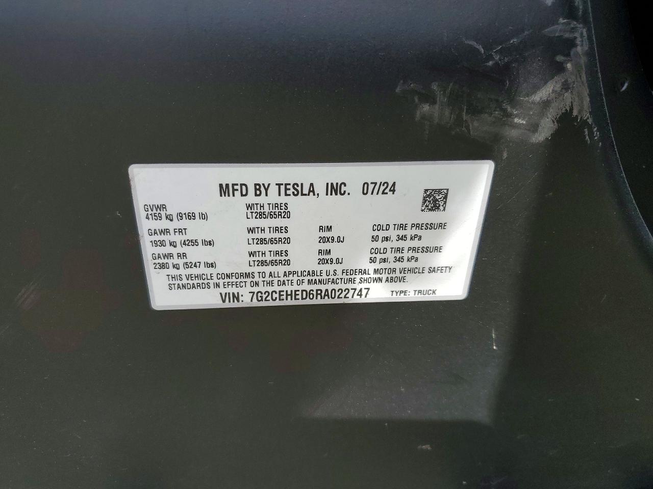 2024 TESLA CYBERTRUCK