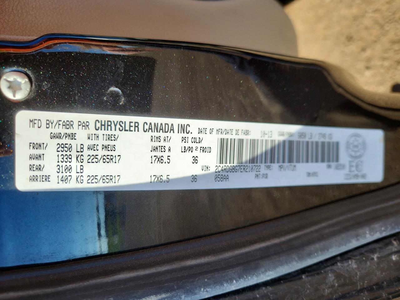 2014 DODGE CARAVAN