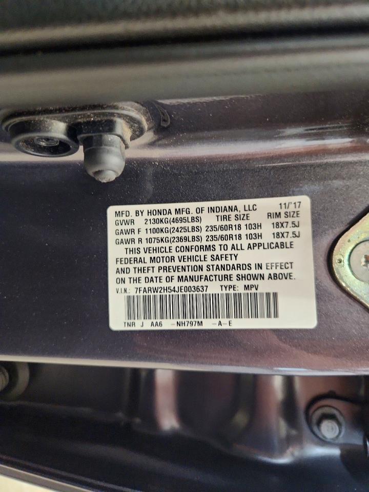 2018 HONDA CRV