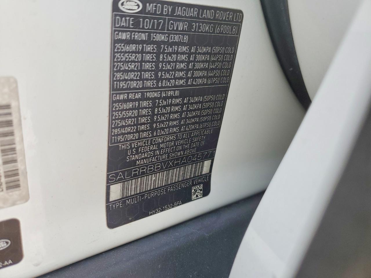 2017 LAND ROVER DISCOVERY