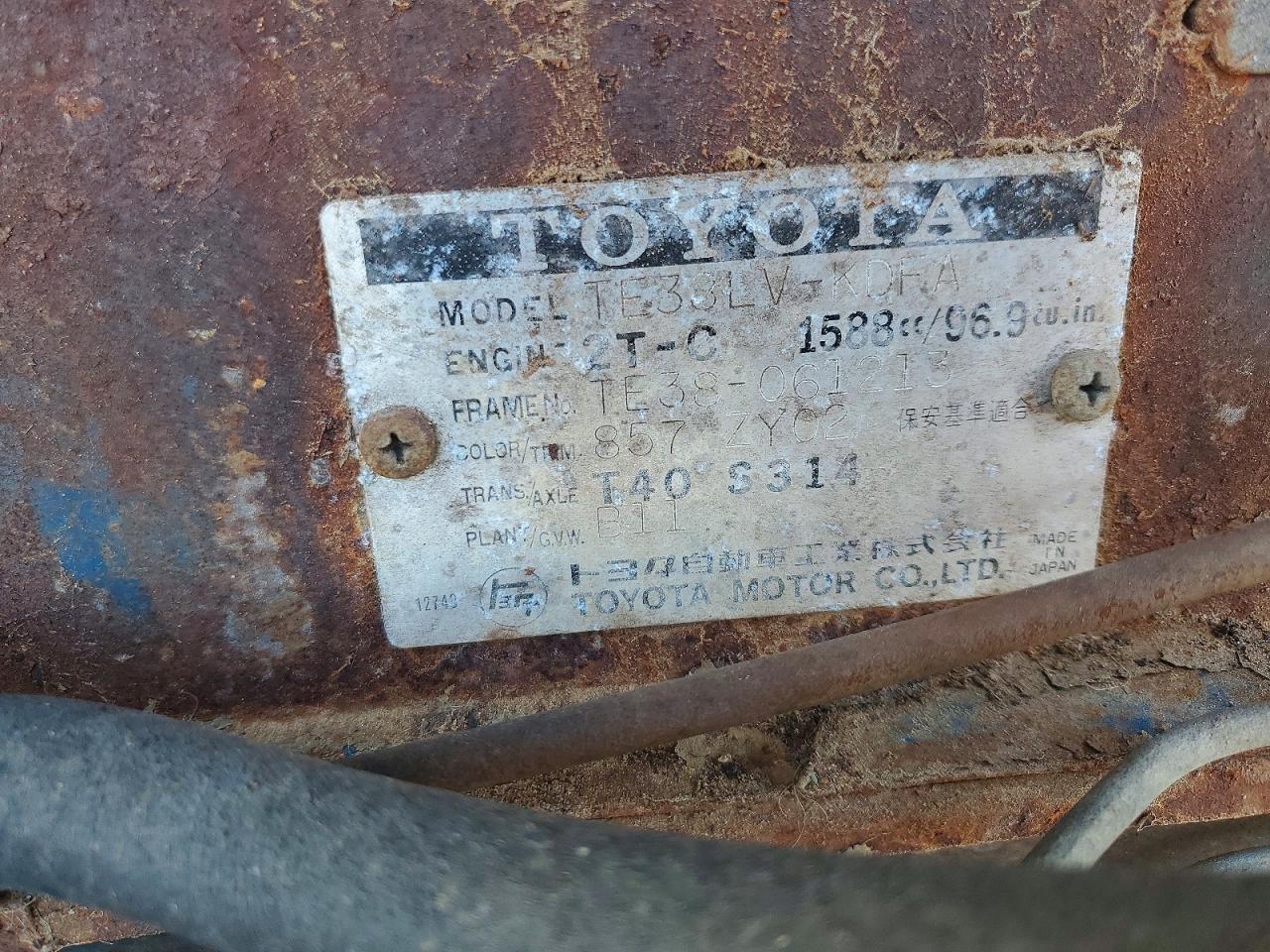 1976 TOYOTA COROLLA