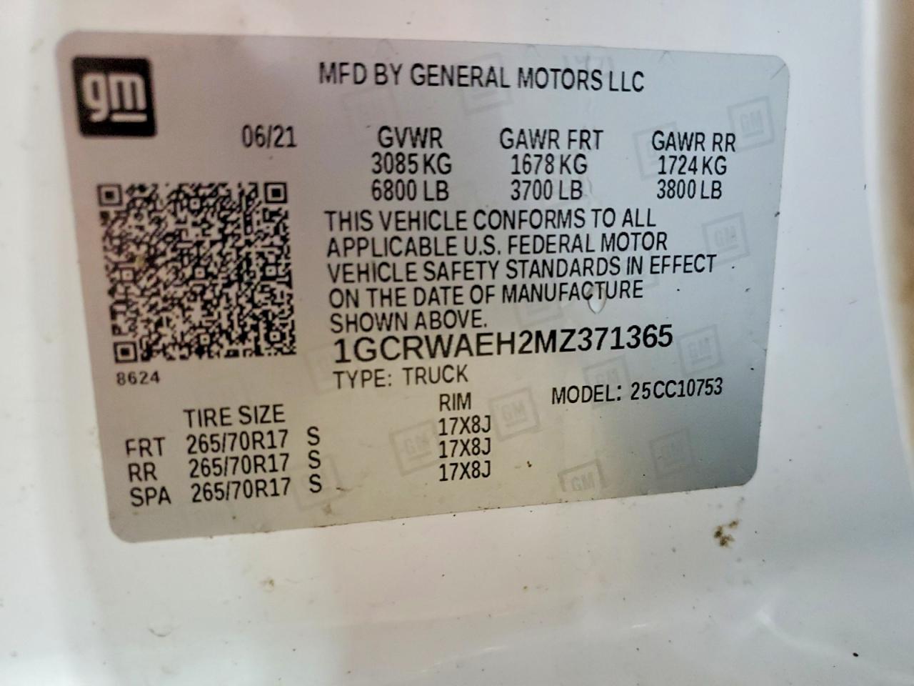 2021 CHEVROLET SILVERADO