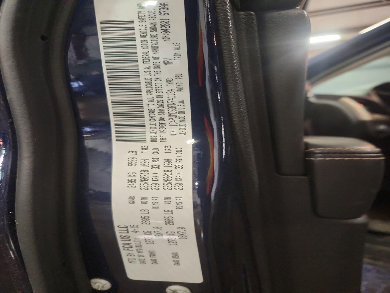 2015 JEEP GRAND CHER