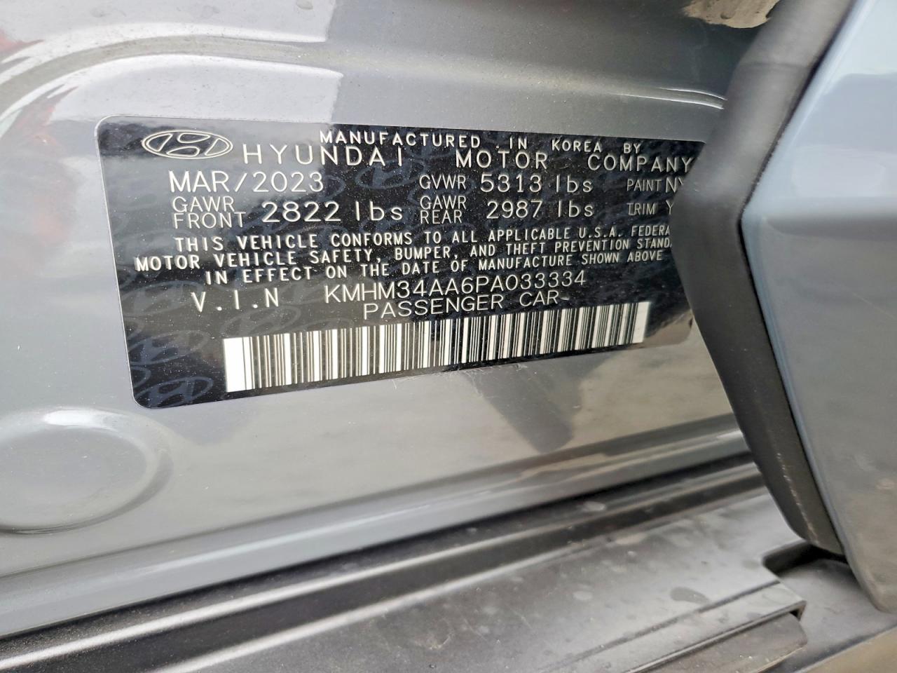 2023 HYUNDAI ALL OTHER