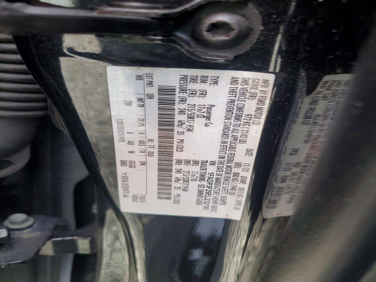 2014 FORD FOCUS